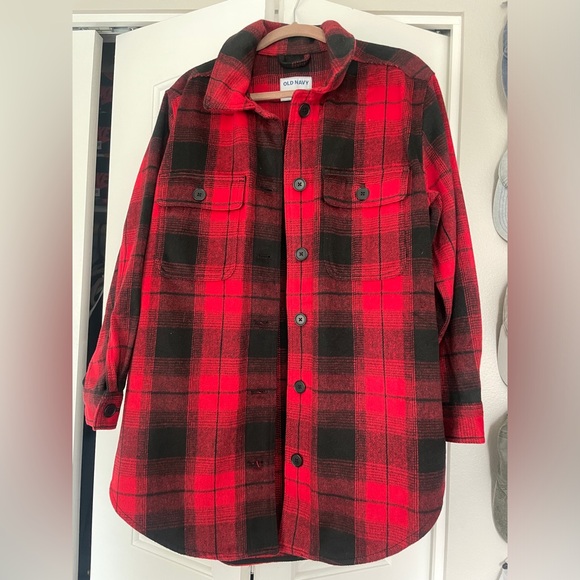 Plaid Utility Shacket - Picture 2 of 5